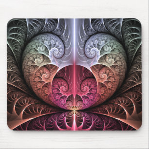 Mousepad Batimento cardíaco, Arte fractal abstrata surreal