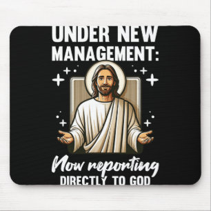 Mousepad Batismo Abençoado Religioso Cristão Sob Nova Gestã