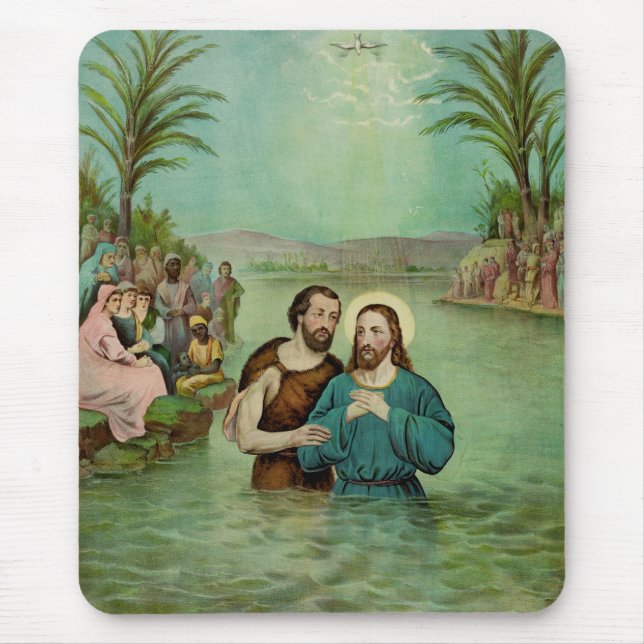 Mousepad Batismo de Jesus Cristo (Frente)