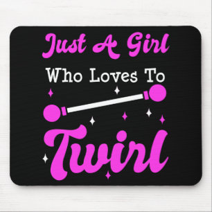 Mousepad Baton Twirler Twirling Majorette Funny Gift 
