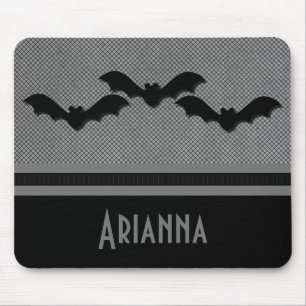 Mousepad Bats Cachorro das Bruxas, Cinza Leve