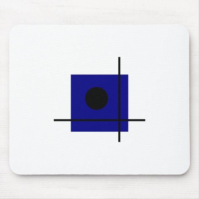 Mousepad Bauhaus Design Geométrico Art Composition (Frente)