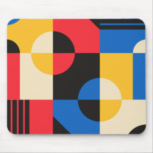 Mousepad Bauhaus Geometry Pattern