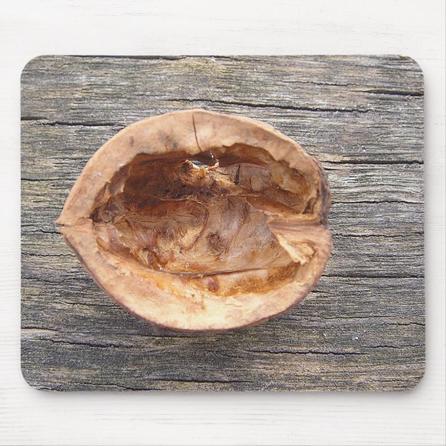 Mousepad Baumnusshälfte (Frente)