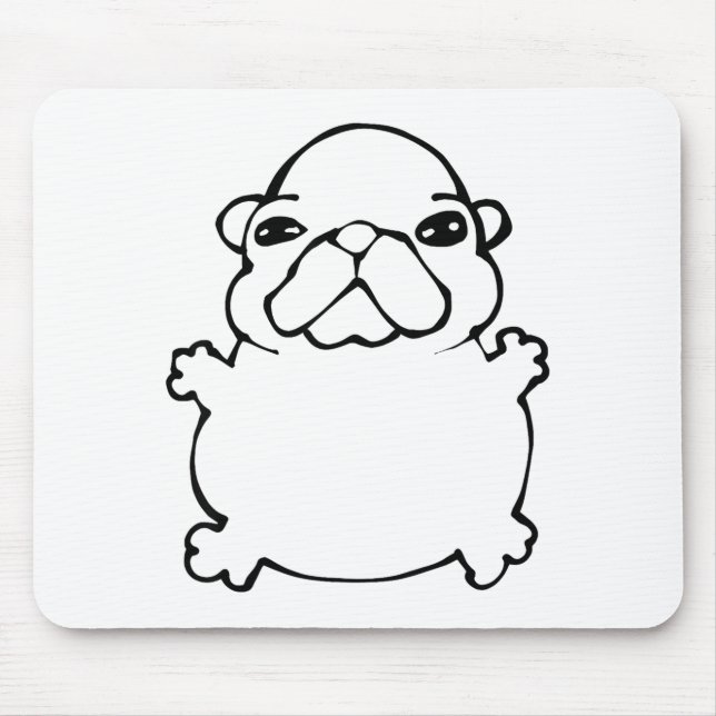 Mousepad Bble Meme Cachorro Engraçado Brainrot Lava Meu Bar (Frente)
