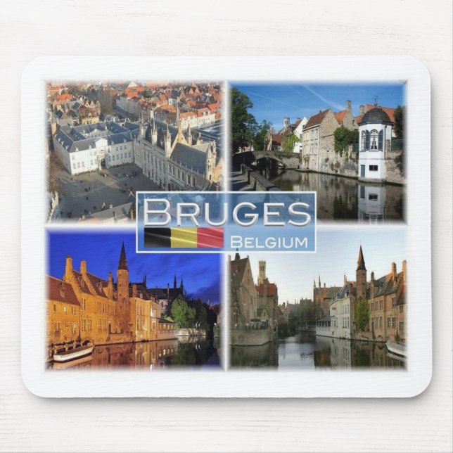 Mousepad BE Bélgica - Bruges - De Burg (Frente)