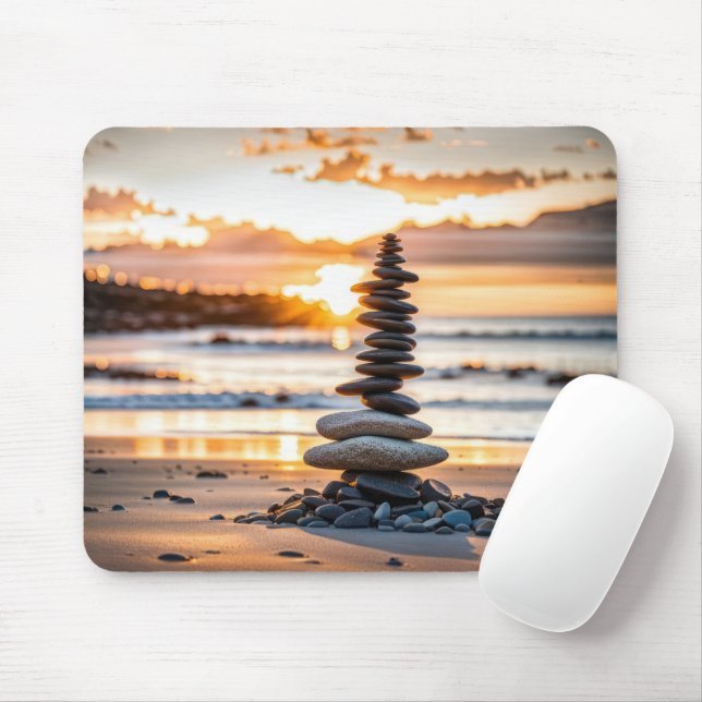 Mousepad Beach Cairn (Com mouse)