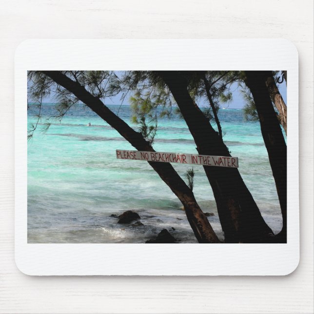 Mousepad Beach Chairs Rum Point Grand Cayman (Frente)