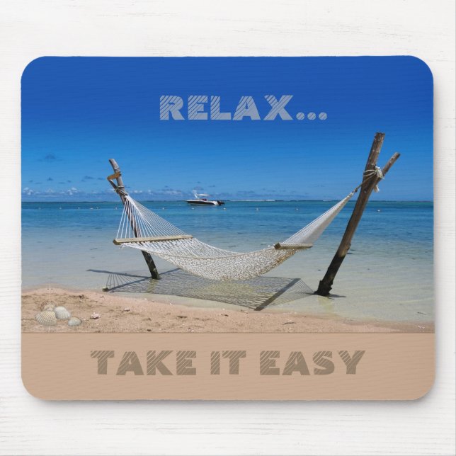 Mousepad Beach Hammock (personalizável) (Frente)