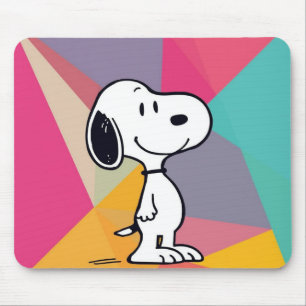 Mousepad Beagle Cartoon Geométrico Arte Pop Divertida