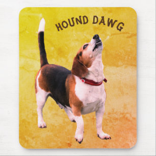 Mousepad Beagle Hound Dawg Cute