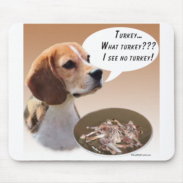 Mousepad Beagle Turkey (Frente)