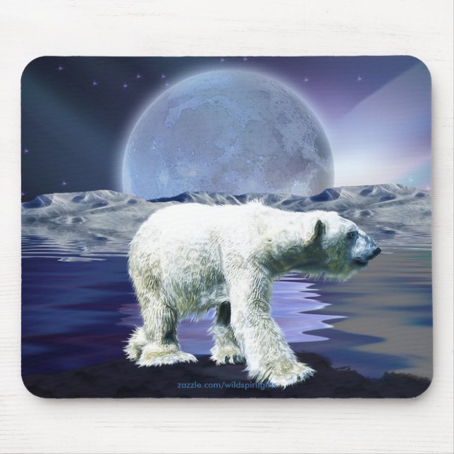 MOUSEPAD BEAR POLAR E BURACO (Frente)