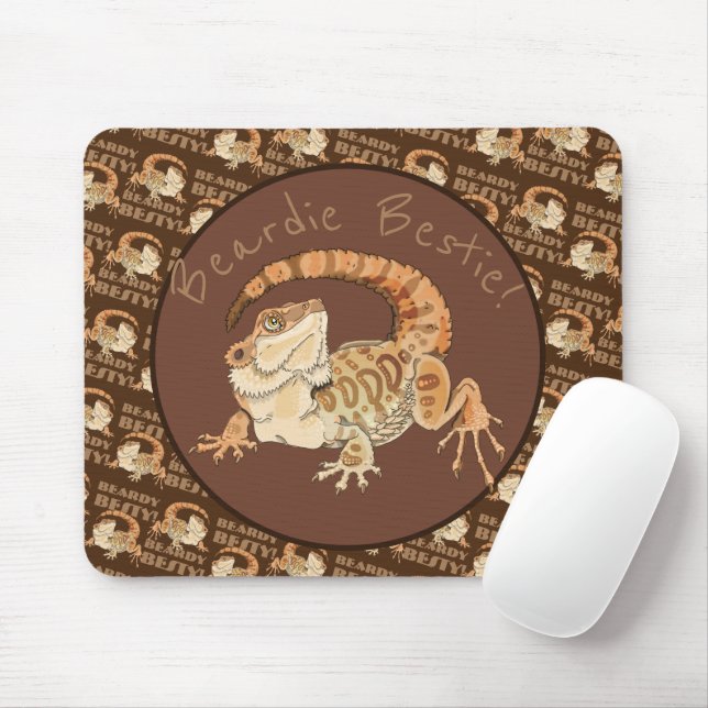 Mousepad Beardie Bestie! (Com mouse)