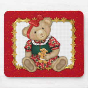 Mousepad Beary Felry Christmas — Ursinho de meninas