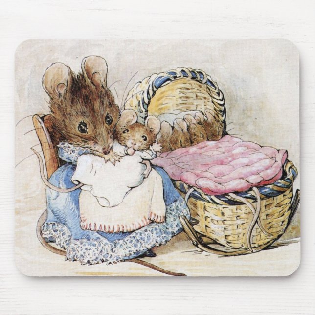 Mousepad Beatrix Potter, Hunca Munca, Rato-Mãe (Frente)