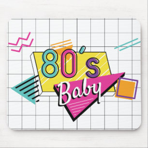 Mousepad Bebê anos 80 Colorido