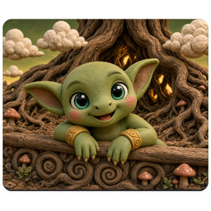 Mousepad Bebê Duende Fofo, Mitológico