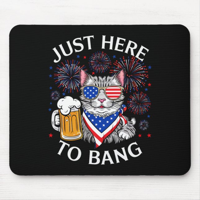 Mousepad Bebê Engraçada Em 4 De Julho... (Frente)