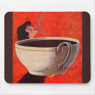 Mousepad bebedor de café grande