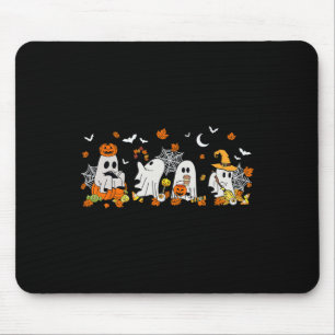 Mousepad Bebendo Fantasma Bonito Café Halloween Queda Ghost