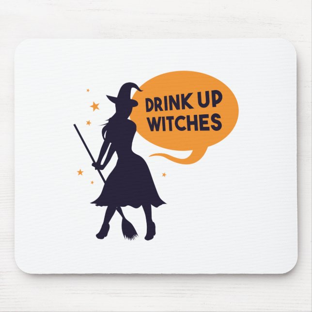 Mousepad Beber Bruxas (Frente)