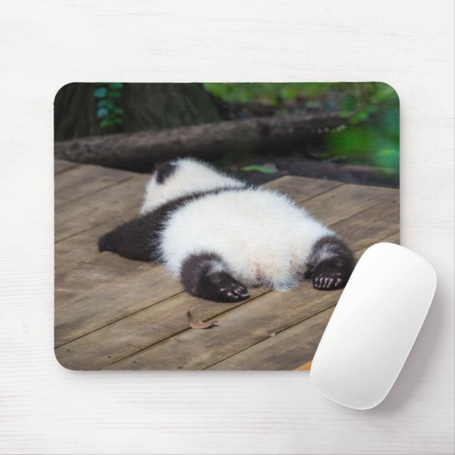 Mousepad Bebês Mais Pobres | Bebê Giant Panda Dormindo (Com mouse)
