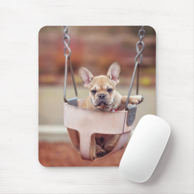 Mousepad Bebês Mais Pobres | Buldogue francês (Com mouse)