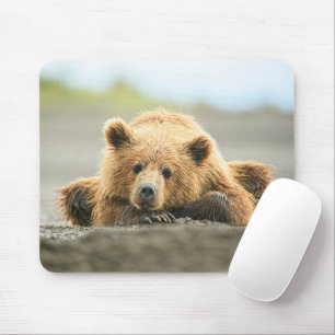 Mousepad Bebês Mais Pobres Cubo-Urso-Marrom Costeiro