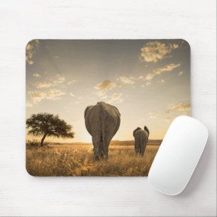 Mousepad Bebês Mais Pobres Elefante, Vitelo e Mãe