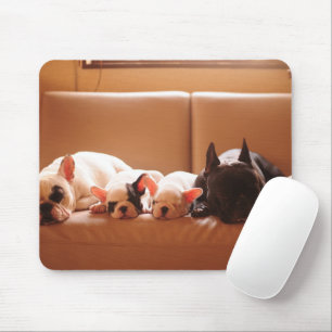 Mousepad Bebês Mais Pobres   Família Buldogue Francesa