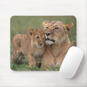 Mousepad Bebês Mais Pobres Lion Cub & Mãe