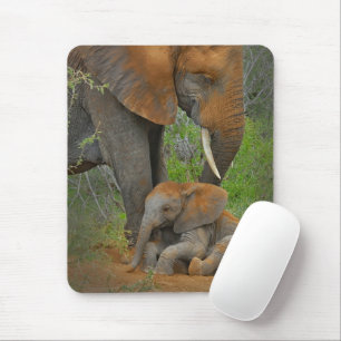 Mousepad Bebês Mais Pobres   Mamãe Elefante e Bebê