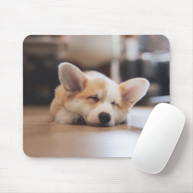 Mousepad Bebês Mais Pobres | Sleepy Corgi (Com mouse)