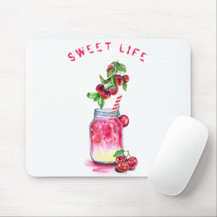 Mousepad Bebida Legal de suco doce doce fresca - Fruta de V