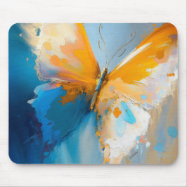 Mousepad Becoming Light – Abstract Butterfly In Motion