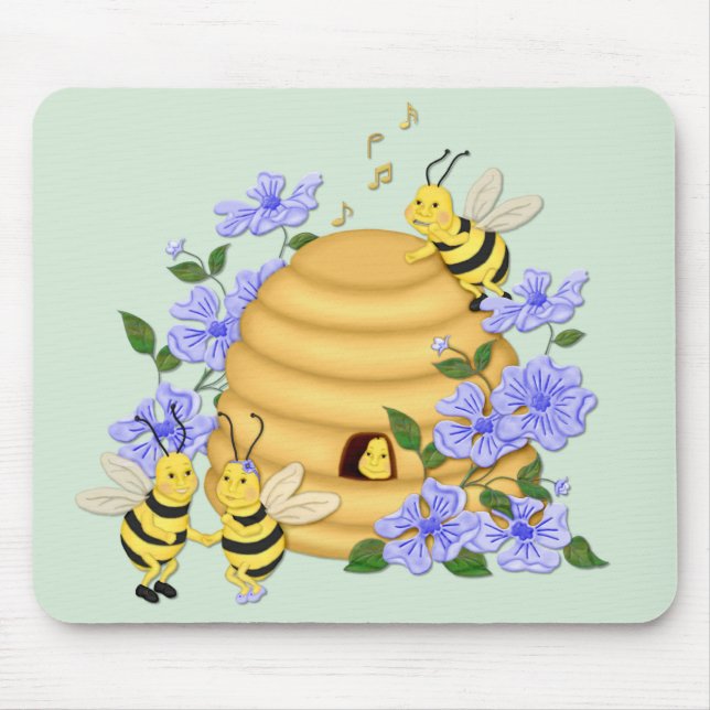 Mousepad Bee Dance (Frente)