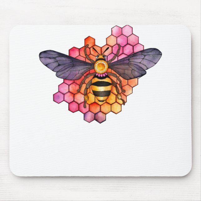 Mousepad Bee Honeycomb (Frente)