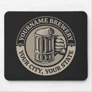 Mousepad Beer Breeke Personalizado Brewery Big Mug