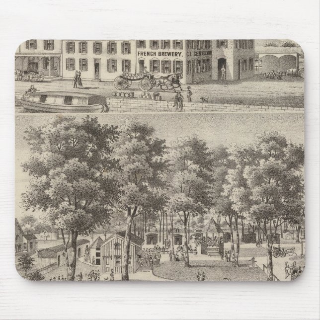 Mousepad Beergarden e cervejaria de CL Centlivre (Frente)