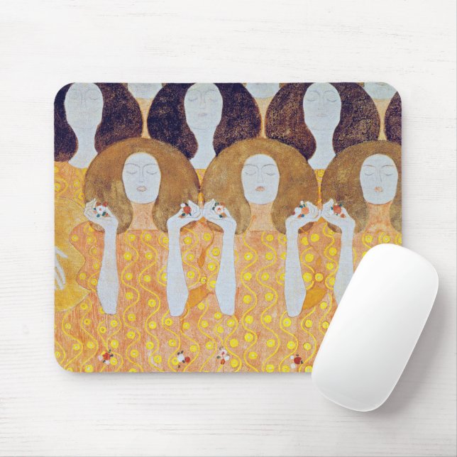 Mousepad Beethoven Frieze (detalhe), Gustav Klimt (Com mouse)
