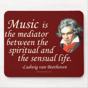 Mousepad Beethoven na música