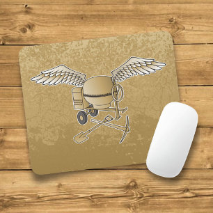 Mousepad bege betuminoso
