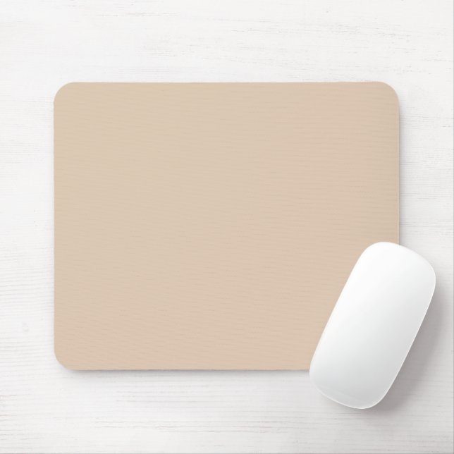 Mousepad bege Palomino de cor sólida (Com mouse)