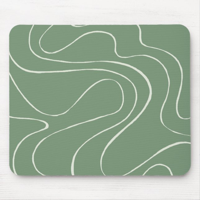Mousepad Bei e Fluxo 2 em Verde (Frente)