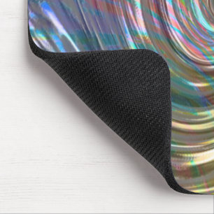 Mousepad Beige para pérola azul-lilás ou espiral metálica