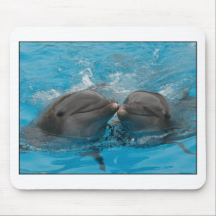 Mousepad Beijando golfinhos