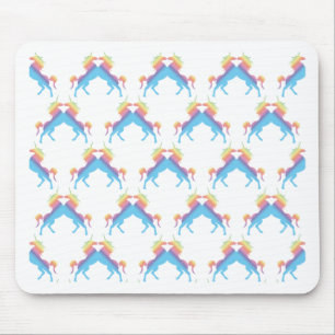 Mousepad Beijando unicórnios