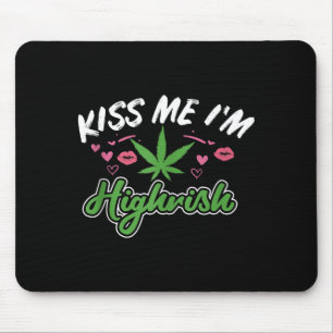 Mousepad Beije Me Eu Estou Highrish Camiseta Funny St Patri