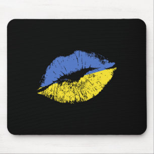 Mousepad Beije-me, Sou Ucraniano! Orgulhoso Dia dos Namorad